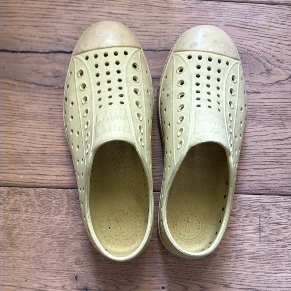 Native Yellow Water Shoes with Breathable Design